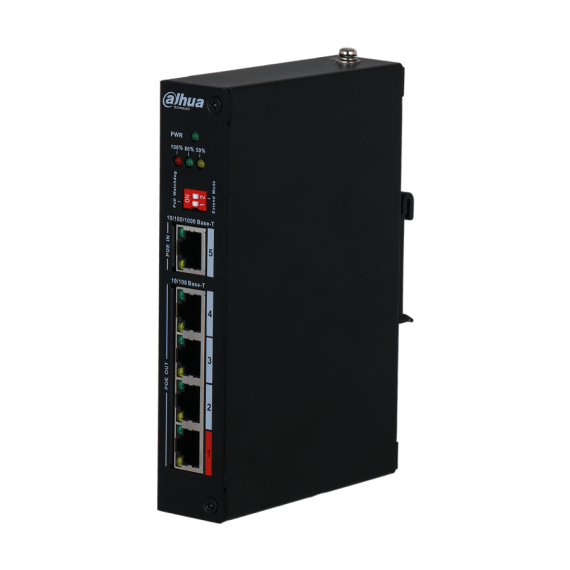 Фотография товара 'Dahua 4-портовый инжектор, уличное исполнение DH-PFT1500'